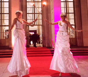 OLYMPIC TORCH STILTS HIRE UK 